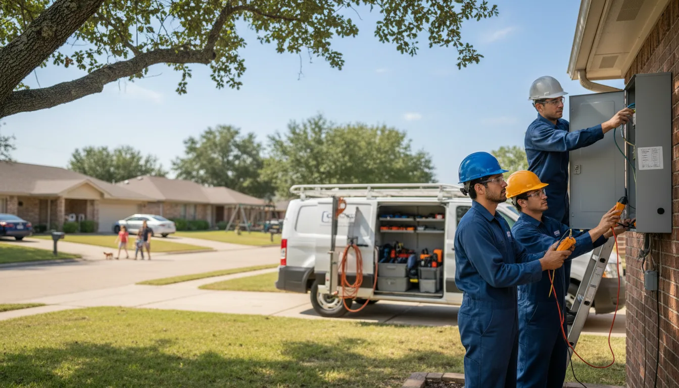 Certified electrician providing emergency electrical services in Jacksonville, OH